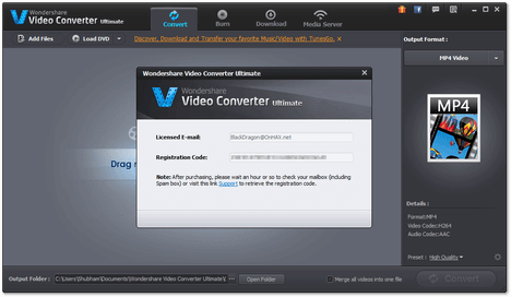 keygen wondershare video converter ultimate 8.1.0