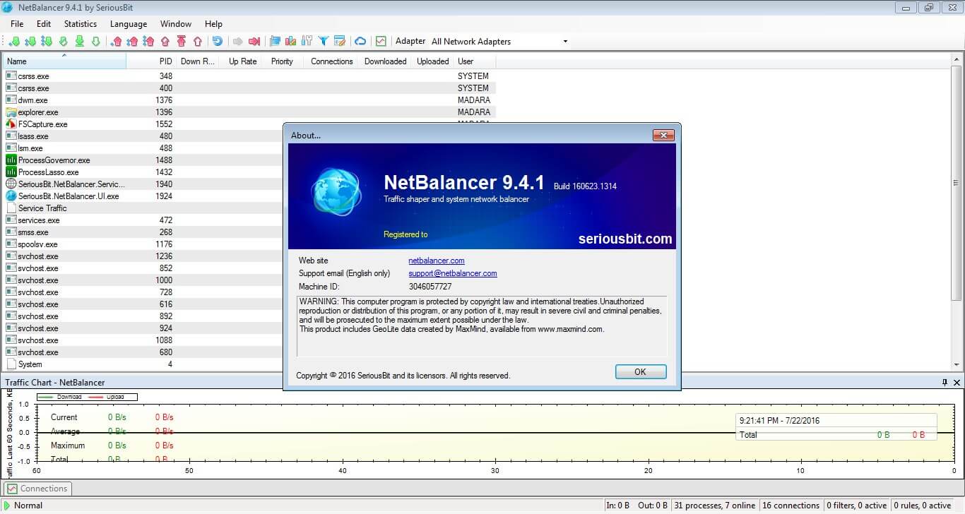 NetBalancer 12.0.1.3507 download the new version for android