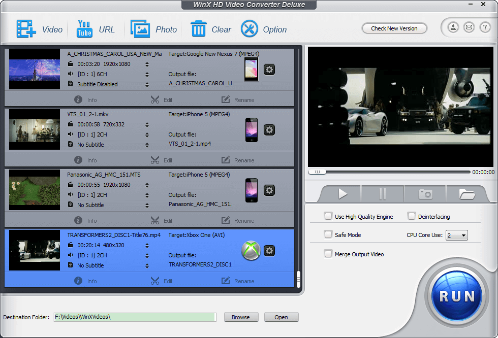 WinX HD Video Converter Deluxe 5.18.1.342 instal the last version for ios
