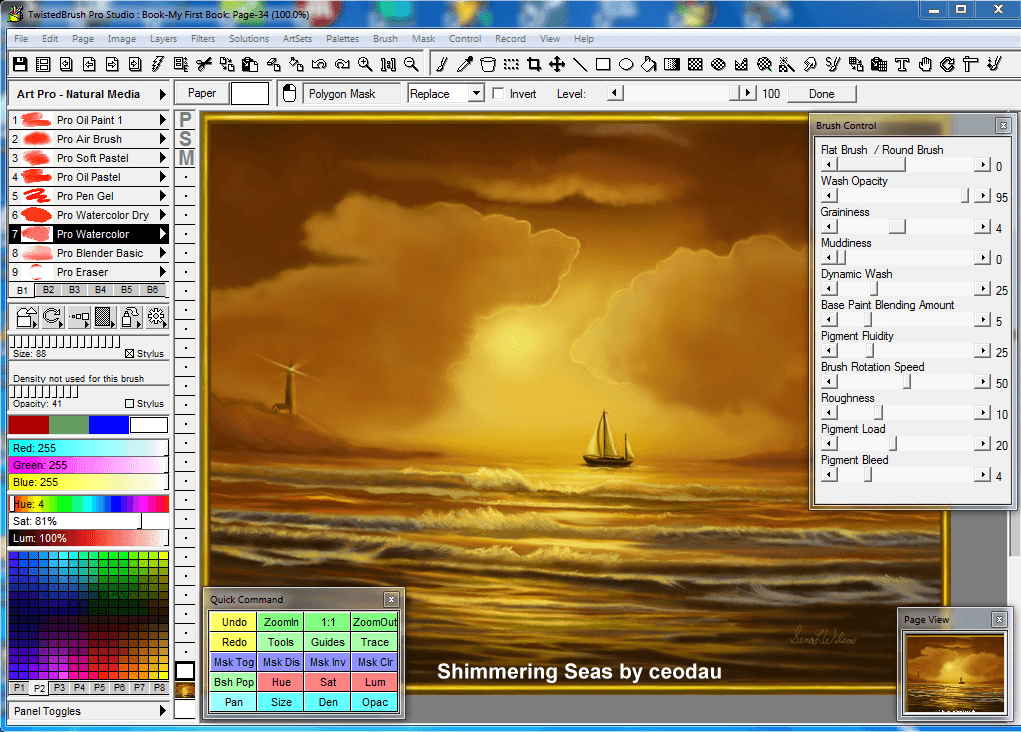 TwistedBrush Paint Studio 5.05 for mac download