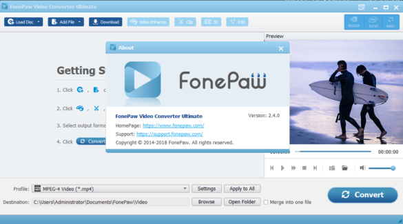 free for ios download FonePaw Video Converter Ultimate 8.3.0