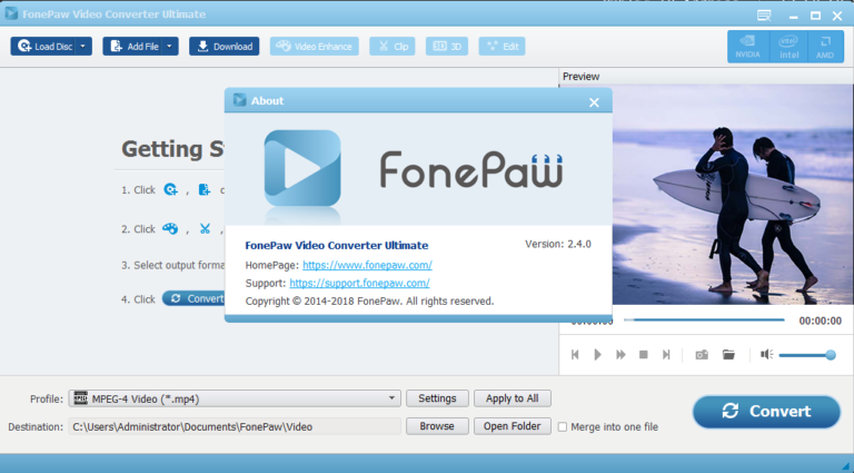 FonePaw Video Converter Ultimate 8.2.0 free
