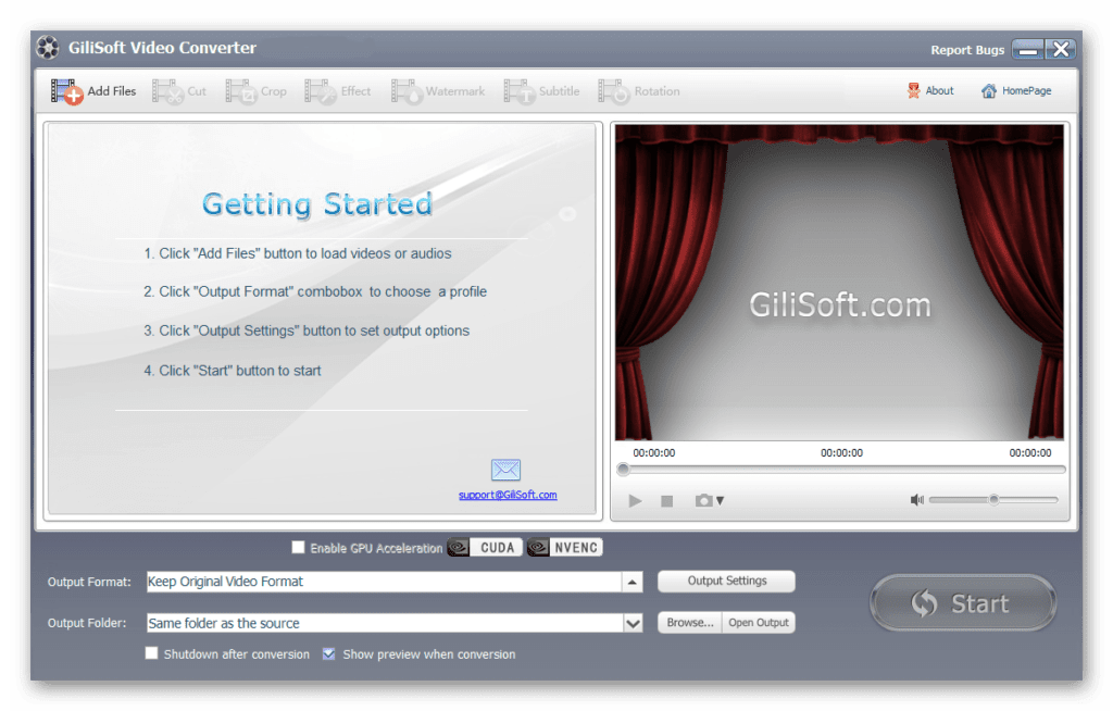 download the new version for iphoneGiliSoft Video Editor Pro 16.2