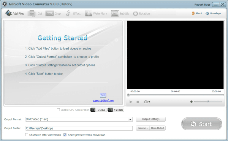 GiliSoft Video Converter 12.1 free downloads