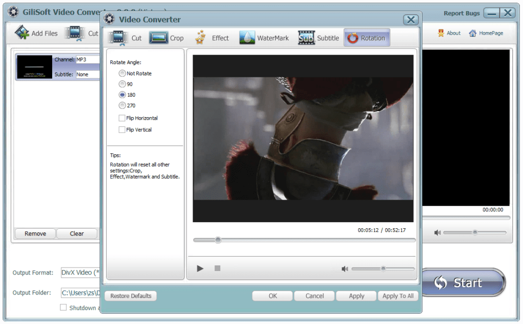 GiliSoft Video Converter 12.1 instal the last version for iphone