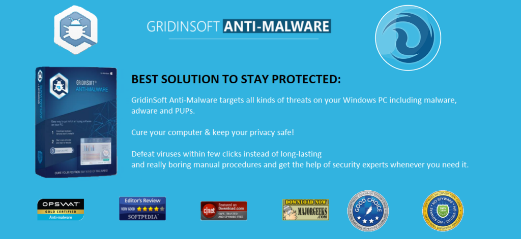 gridinsoft antimalware activation
