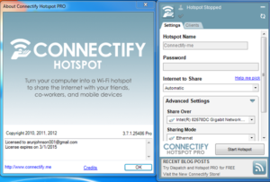 Connectify Hotspot Pro 2022 Crack + License Keys Latest 2022