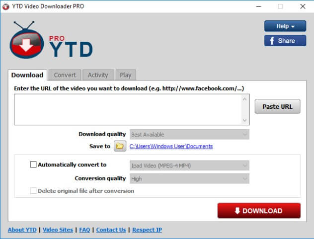 YTD Video Downloader Pro Crack + License Key Latest