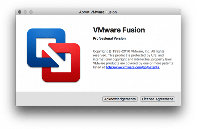 vmware fusion 12 pro
