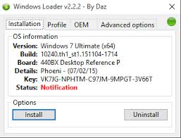 Windows 7 Loader By Daz