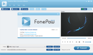 FonePaw Video Converter Ultimate 9.2.0 Crack With Keygen 2023