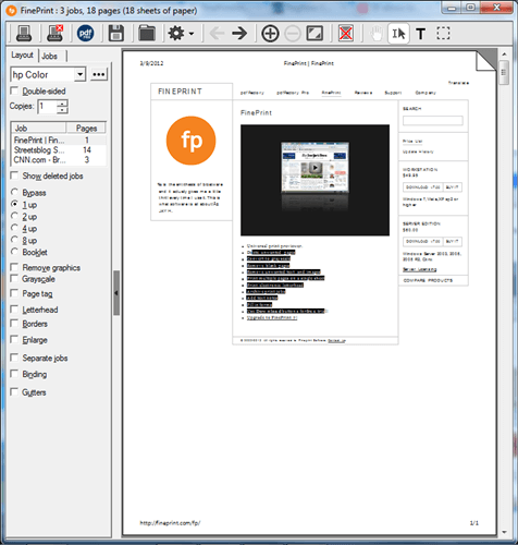download the new version FinePrint 11.40