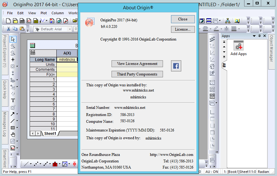 Origin Pro 10511652126 Crack Serial Key Download 2023