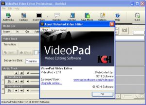 videopad video editor Registration code Full Crack
