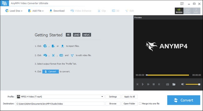 AnyMP4 Video Converter Ultimate 10.5.52 With Crack [Latest]