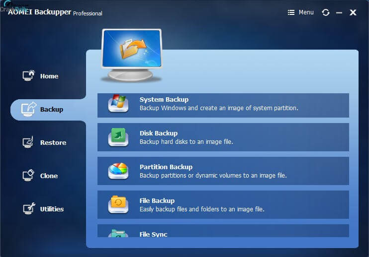 AOMEI Backupper Professional 7.5.5 Crack + License Key [2024]