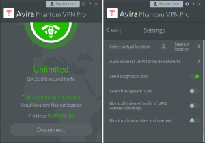 Avira Phantom VPN Pro 2.38.1.15219 / 1.23.124.0 + Crack Download [Latest] 2023