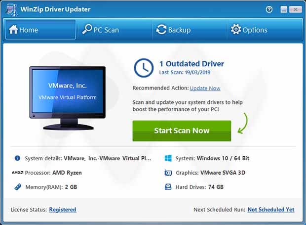 WinZip Driver Updater 5.43.2.2 Crack With License Code [2024]