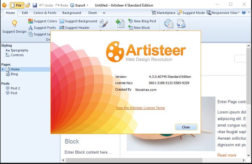 Artisteer 4.5 Crack 2024 With License Key Free Download [Latest]