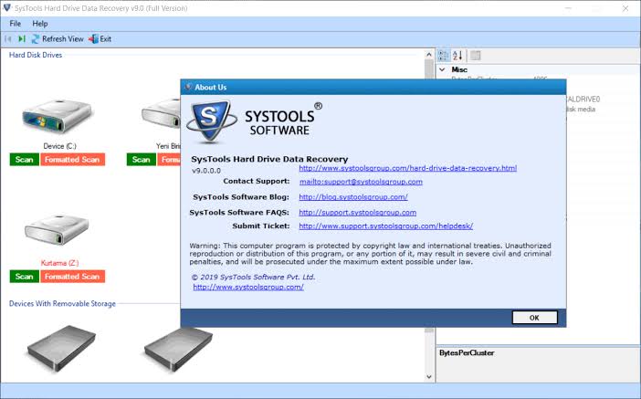 systools hard drive data recovery serial