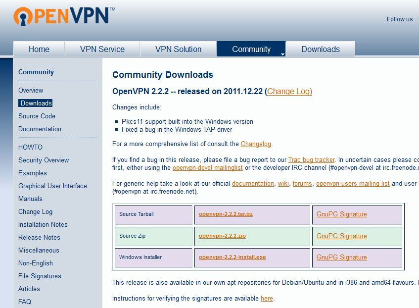 Openvpn download windows