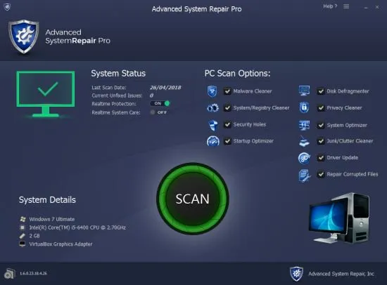 Advanced System Repair Pro 2.0.0.2 Crack + License Key [2024]