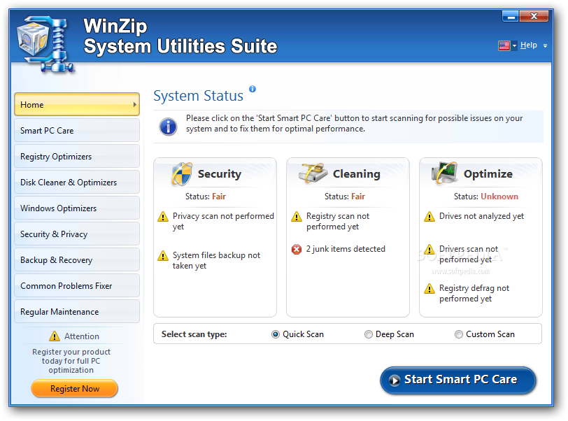 WinZip System Utilities Suite Crack + License Key [Latest]