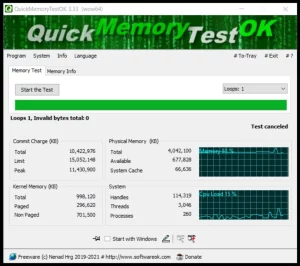 QuickMemoryTestOK 4.75 With Crack Full Free Download [2024]