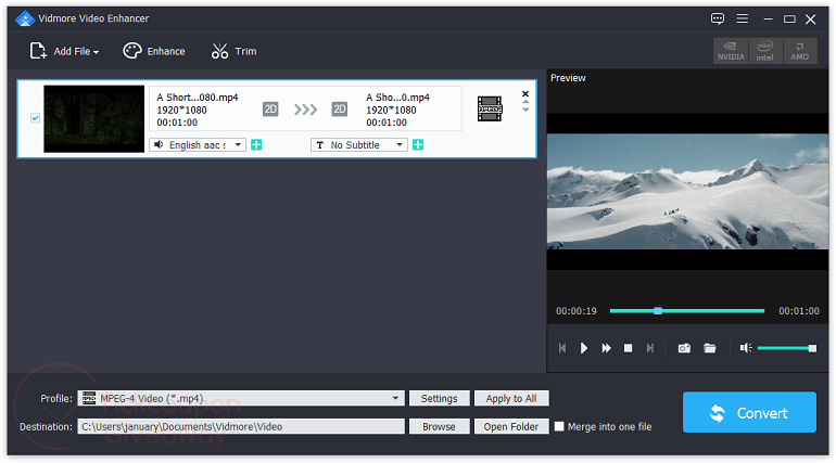 Vidmore Video Enhancer 1.0.18 Crack With License Key [2024]