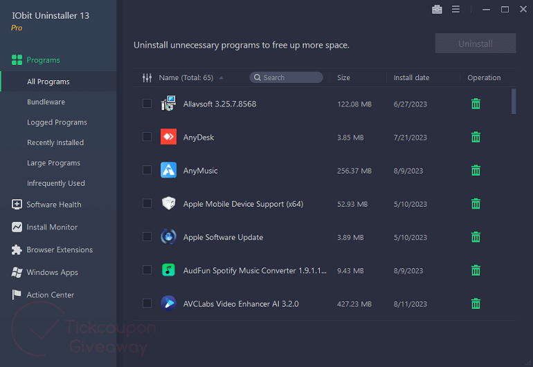 IObit Uninstaller Pro  Crack + License Key [Latest] 2024