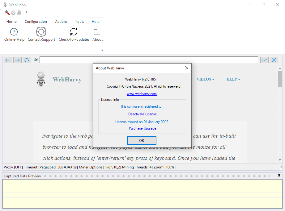 SysNucleus WebHarvy Crack With License Key 