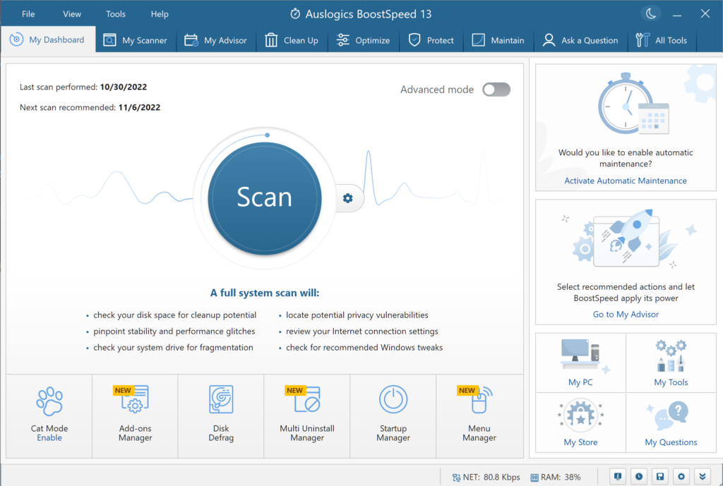 Auslogics BoostSpeed 13.1 Pro Crack + Keygen Free Download [UPdated]